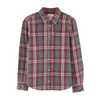 bellerose gaspar checked shirt red