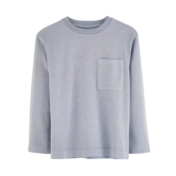 bellerose camo long sleeve t-shirt drizzle