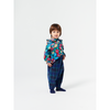 bobo choses baby check bc velvet baggy pants midnight blue