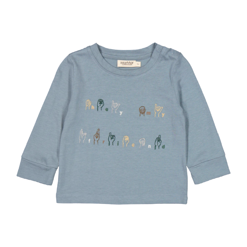 marmar copenhagen ted baby long sleeve tee hey my friend