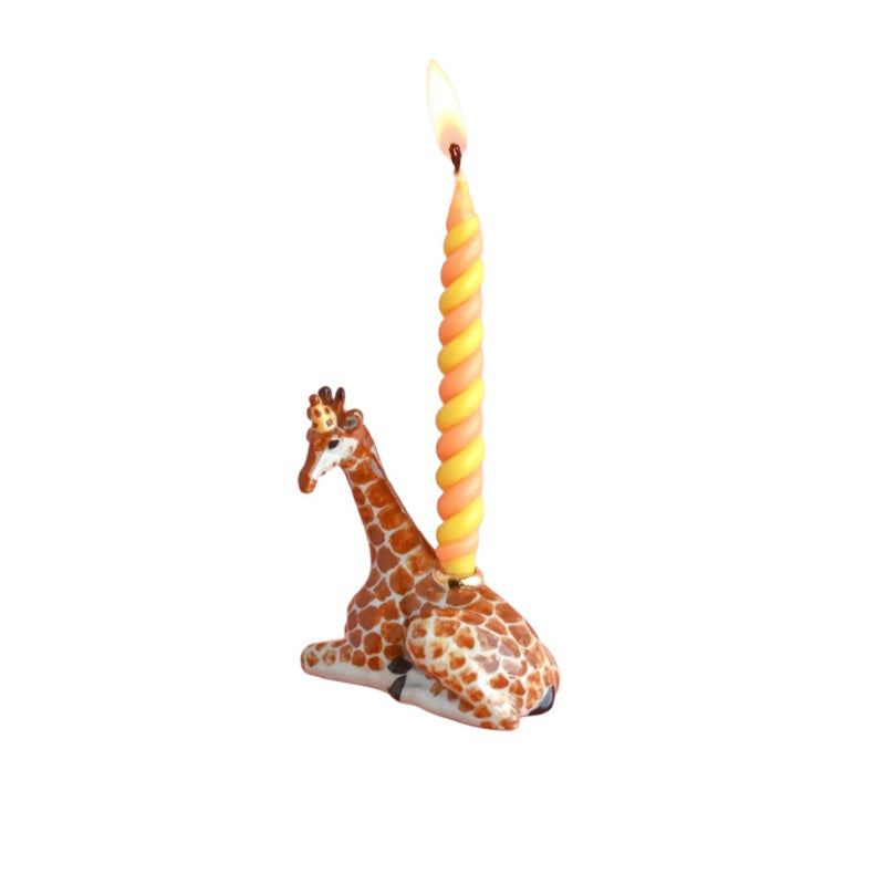 giraffe birthday cake topper