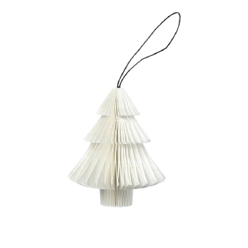 tree holiday ornament white