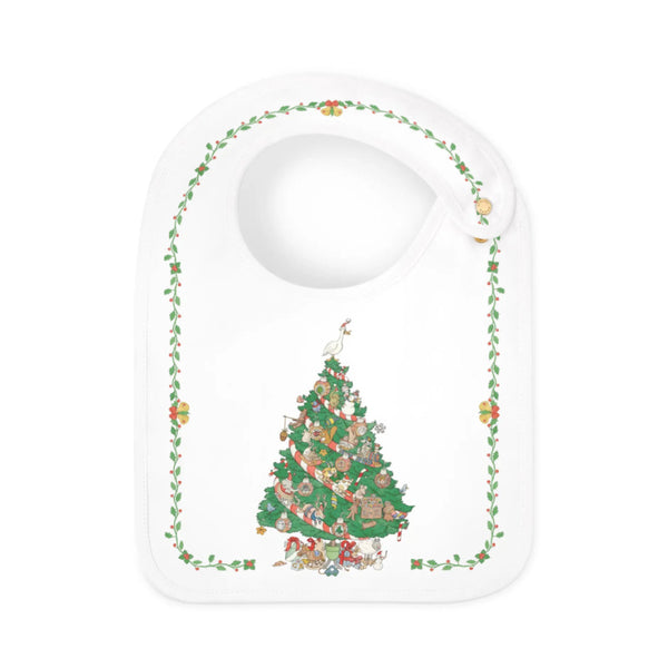 atelier choux satin bib christmas