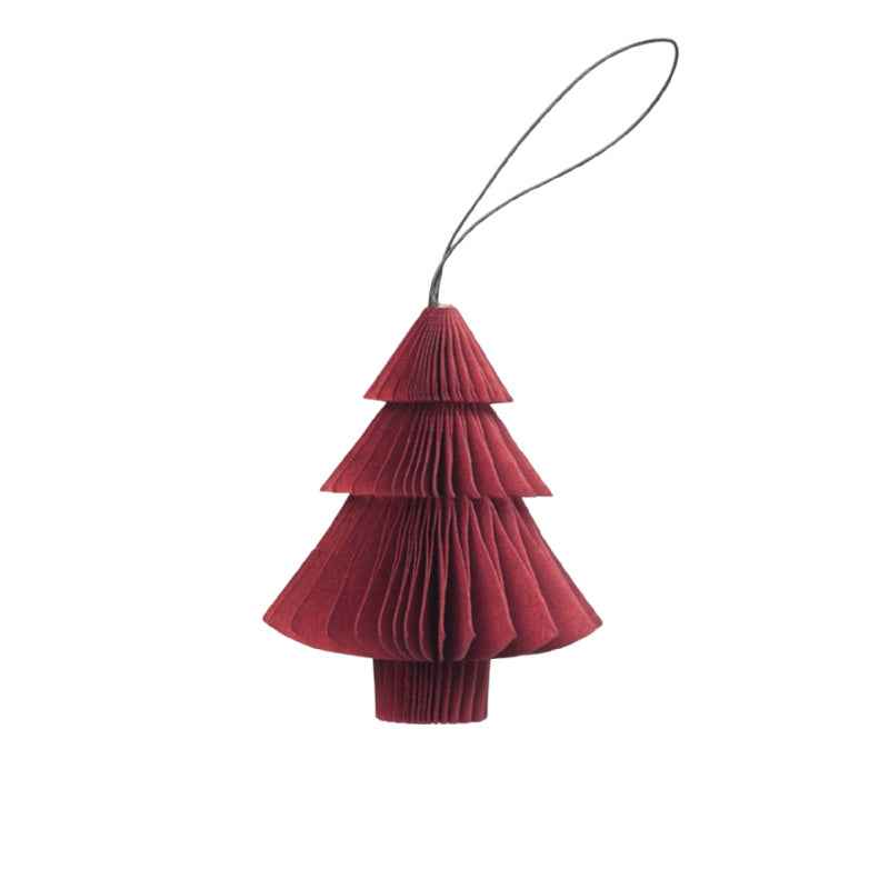 tree holiday ornament red