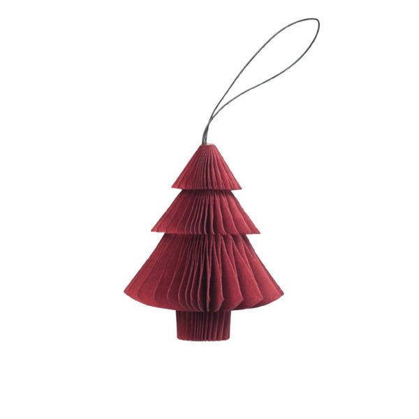 tree holiday ornament red