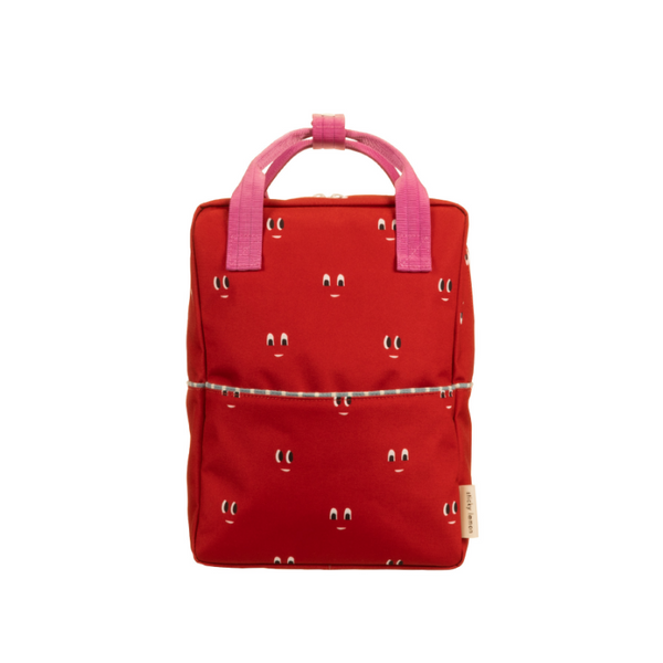 sticky lemon special edition medium backpack eyes basketball red