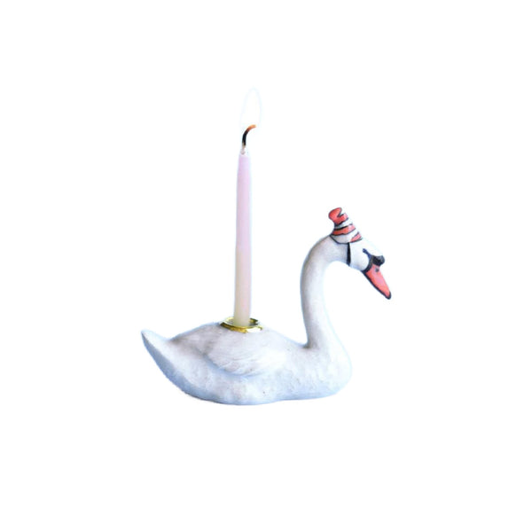 swan cake topper