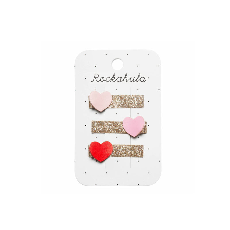 heartbreaker glitter bar hair clips