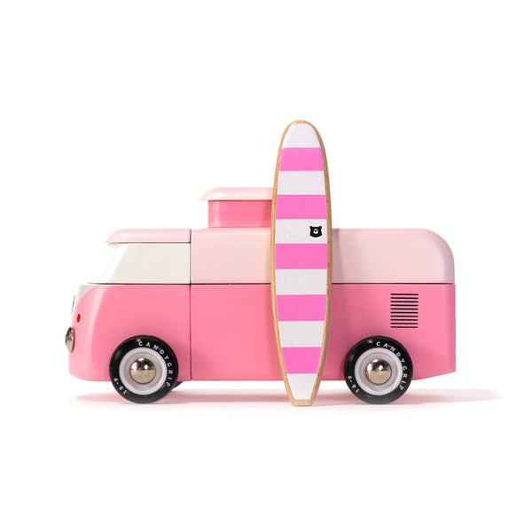 candylab toys vw beach bus pink