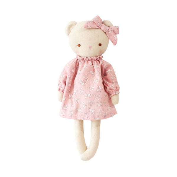 alimrose twiggy teddy pink floral