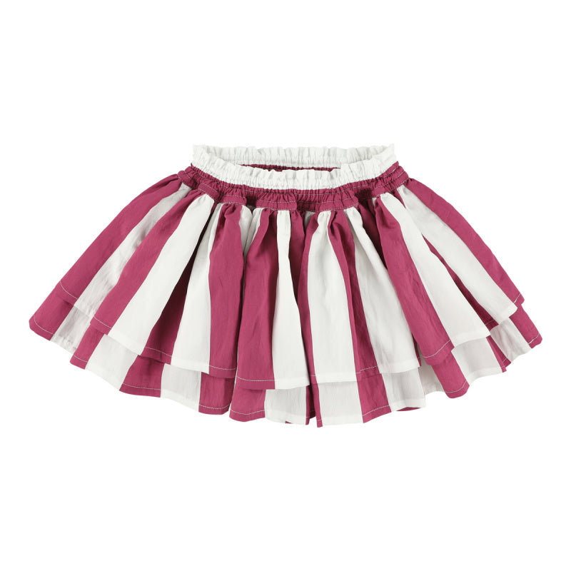 morley margot skirt wine stripe