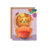 pop-up lion birthday card