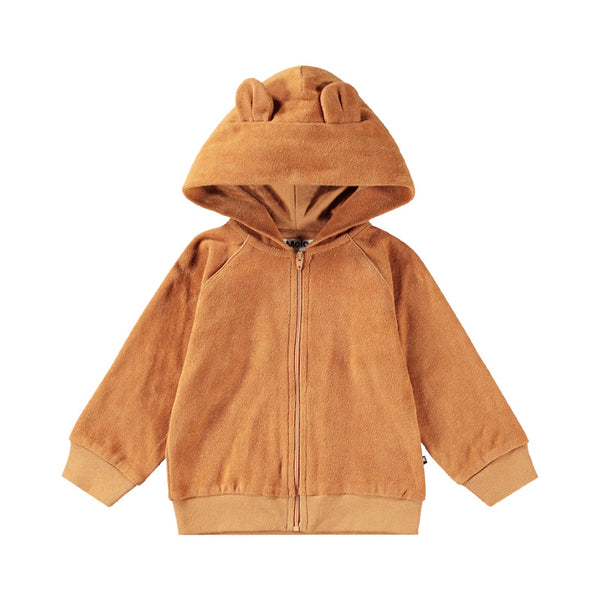 molo dirki baby hoodie brown sugar