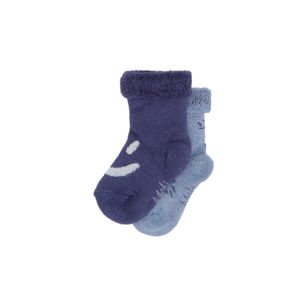 molo noda 2-pack socks dusty blue