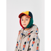 bobo choses colorblock sheepskin chapka multicolor