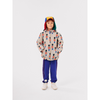 bobo choses colorblock sheepskin chapka multicolor