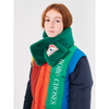 bobo choses B.C. furry neck warmer green