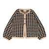 louis louise gulsah cardigan heart black/beige