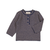 louis louise reda baby sweater stripe indigo/beige