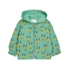 bobo choses faraway castle all over zipped baby sweatshirt green