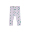 bobo choses pansy flower all over baby leggings lavender