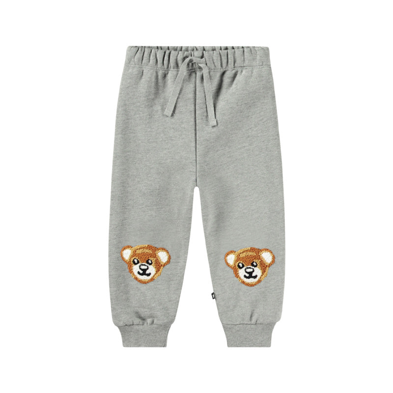 molo simeon baby pants teddy friend grey