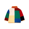 bobo choses color block sheepskin baby jacket multicolor