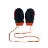 bobo choses colorblock sheepskin baby mittens