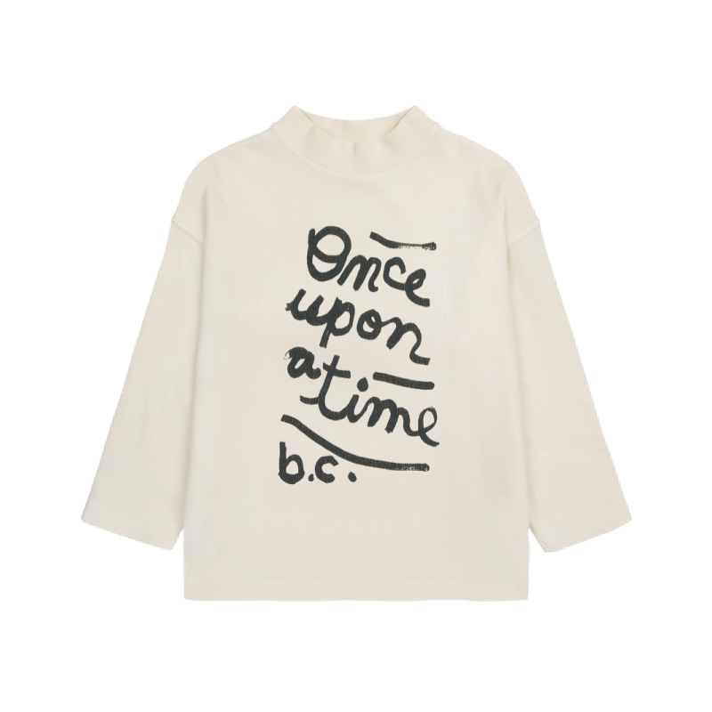 bobo choses once upon a time bottle neck long sleeve t-shirt white