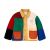 bobo choses color block sheepskin jacket multicolor