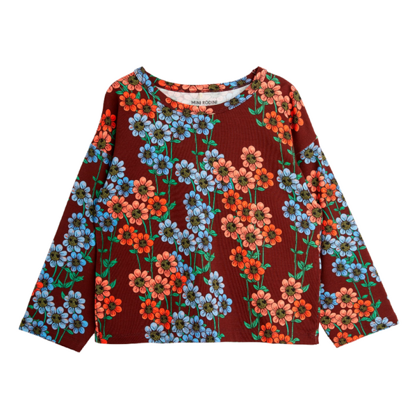 mini rodini daisys long sleeve t-shirt