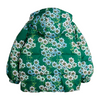 mini rodini daisys aop heavy hooded puffer jacket