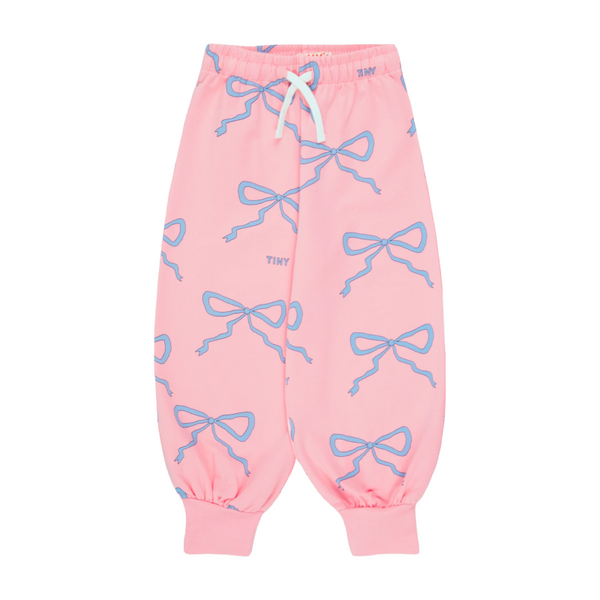 tinycottons bows sweatpant peach