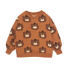 tinycottons bears sweatshirt brown