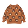 tinycottons bears sweatshirt brown