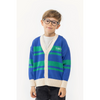 tinycottons stripes cardigan ultramarine