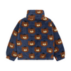 tinycottons bears polar jacket light navy