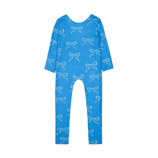 tinycottons bow jumpsuit blue