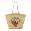 the animals observatory straw bag beige