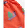 bobo choses funny snail all over woven baby shorts red