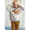 mini rodini flundra sp sweatshirt grey melange