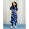 mini rodini sailing boats aop woven smock dress blue