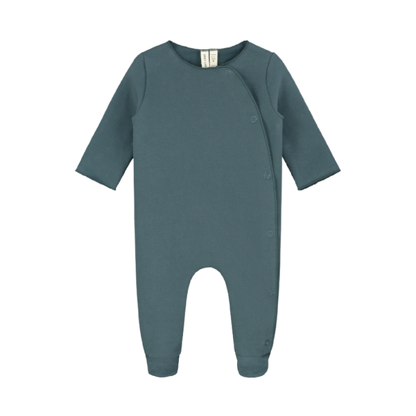 gray label newborn suit blue grey