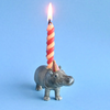 hippo cake topper