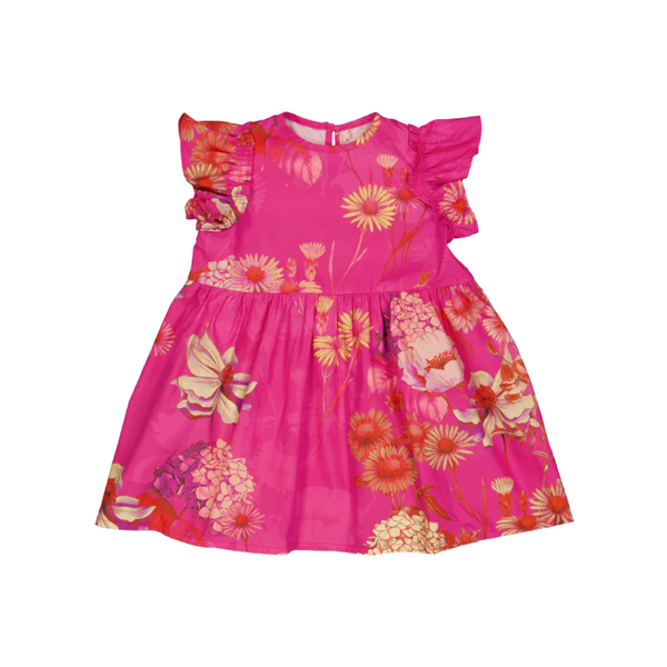 christina rohde floral baby dress pink