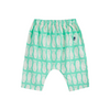 bobo choses lucky fish all over baby woven harem pants light green