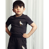 mini rodini seagull emb ss tee black