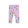 bobo choses garden party all over baby leggings lavender