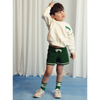 mini rodini crochet knit shorts green