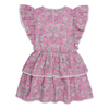 the new society melina dress peony hibiscus print